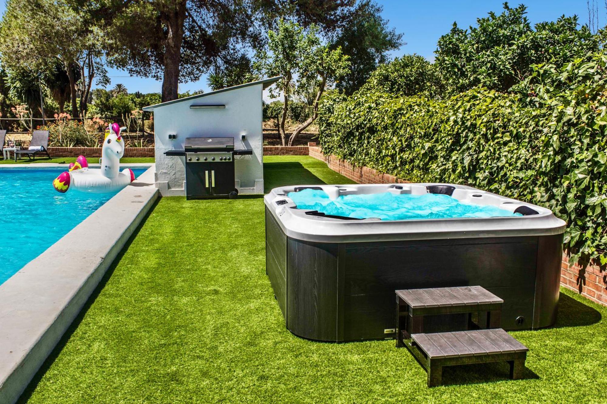 Villa San Patricio I Piscina Privada I Jacuzzi Spa I Bbq I Ps5 I Aire Acon I 3000M2 I 5Min-Centro Jerez de la Frontera Exterior foto